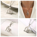 Pingente de prata inoxidável